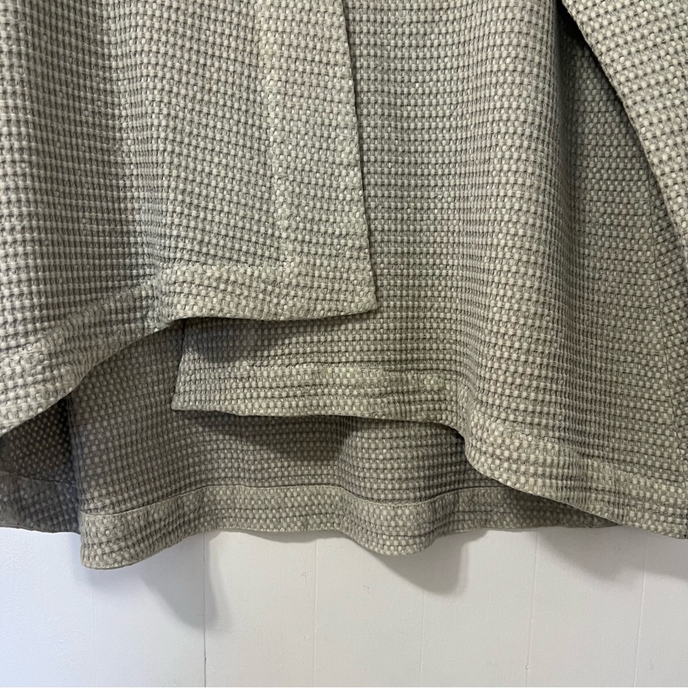 Light Sage/Gray Women's Waffle  Knit Wrap/Cardigan-Like New - Picture 12 of 16